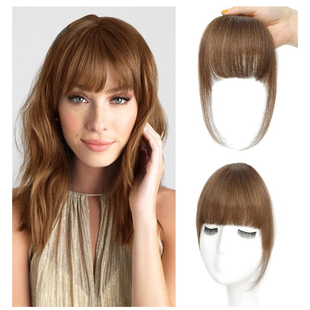 Remy Human Hair clip-in Bangs